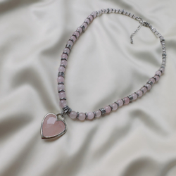 Колье "Тепло и сталь"