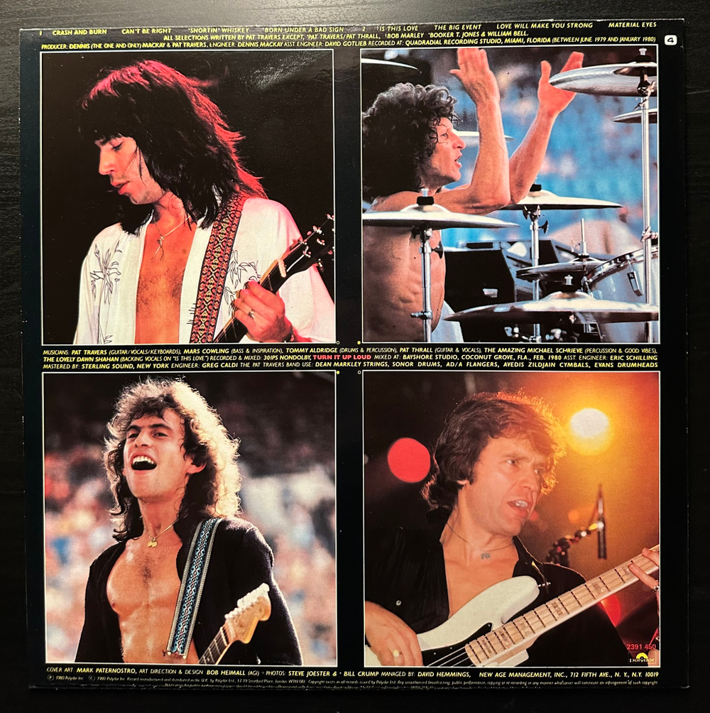 Pat Travers Band - Crash And Burn (Скандинавия 1980г.)