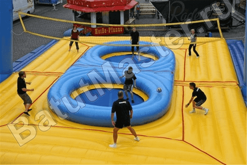 Площадка для игры в Боссабол 18×10×5 м, одноуровневый