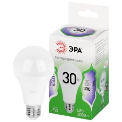 Лампа светодиодная ЭРА GREEN LINE LED A65-30W-865-E27 GL 30Вт груша холодный свет E27 | Лампы cветодиодные Груша (A)
