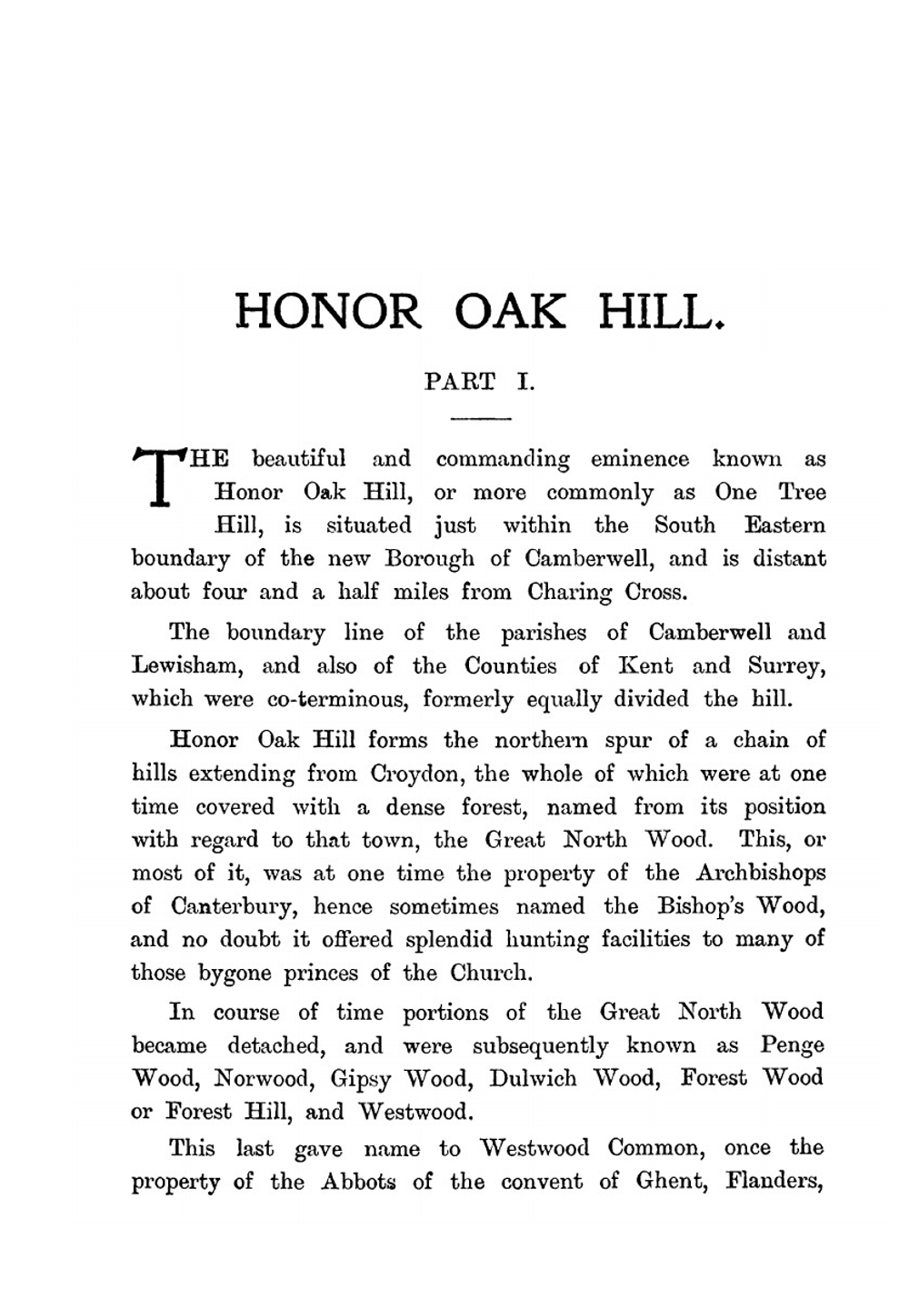 The story of the "One Tree Hill" | John Nisbet