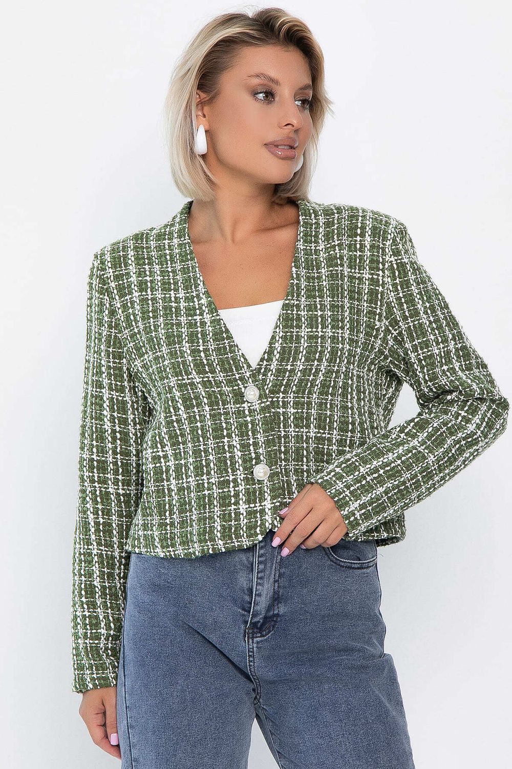 Жакет Дольче (зеленый) Б14153-7М LT Collection