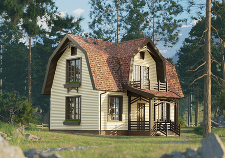 Ламинированная черепица Docke Серия Dragon Lux, Брауни 2.38м2