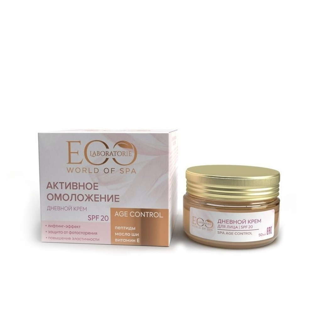 ЭКОЛАБ World Of Spa Крем дневной для лица Активное омоложение Age Control SPF20 50мл/EO Laboratorie (71403)