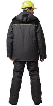 Костюм зимний "Сириус-Ховард" брюки (серый/черный)