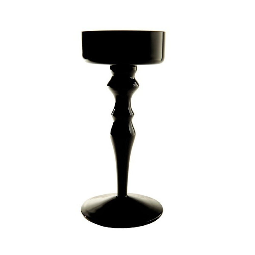 Подсвечник на ножке чёрный S [Арт. 892576]