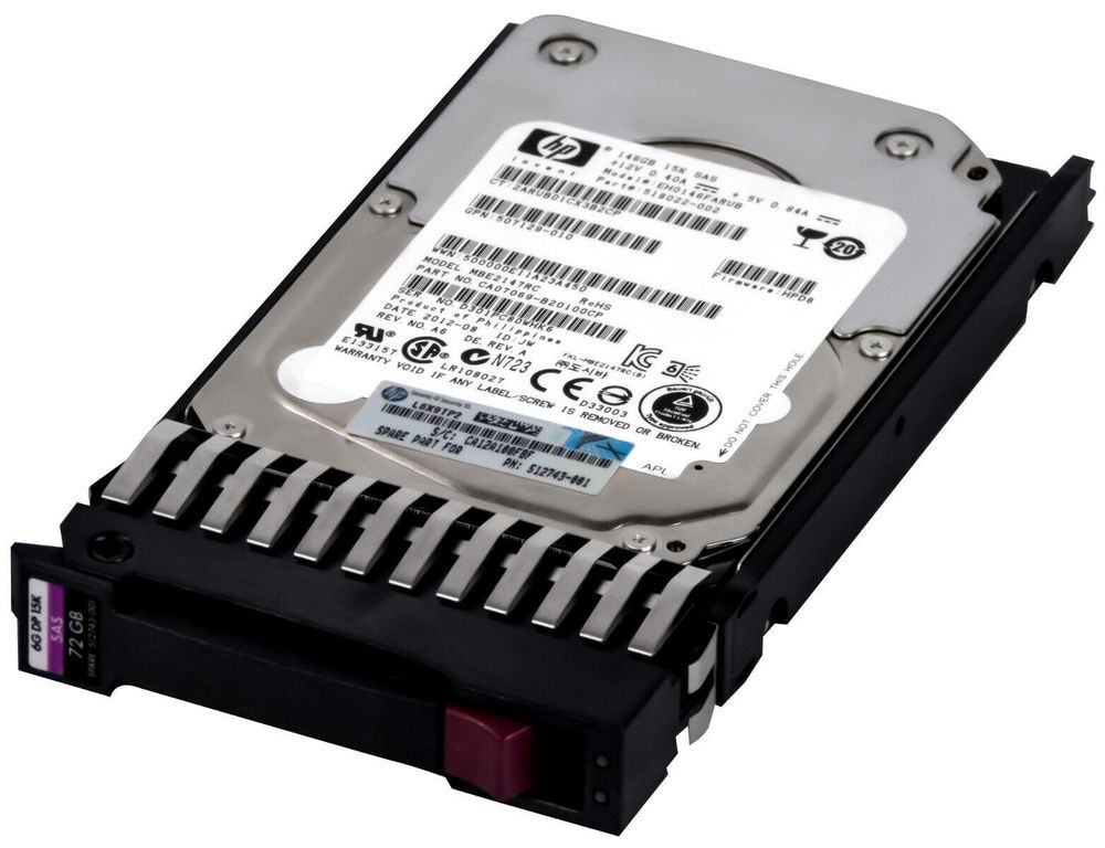 Жесткий диск HP SAS 146Gb (U300/15K/16Mb) DP 6G 2.5 EH0146FARUB