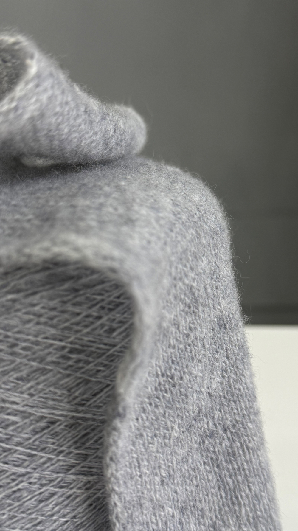 Пряжа Mongolia Cashmere 26/2 (100% кашемир) 1300 м/100 гр, серый меланж