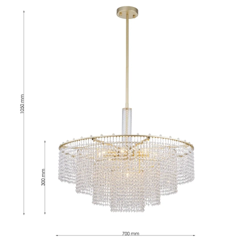 Подвесная люстра Favourite Fringe 4762-9P