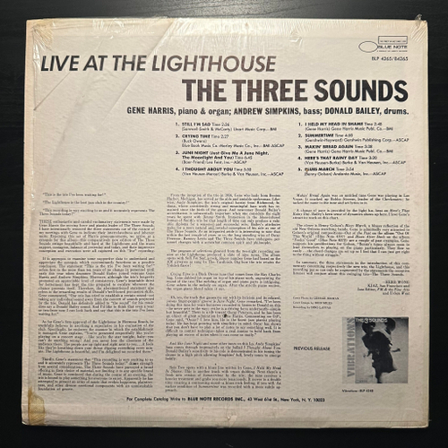 The Three Sounds - Live At The Lighthouse (США 1967г.)