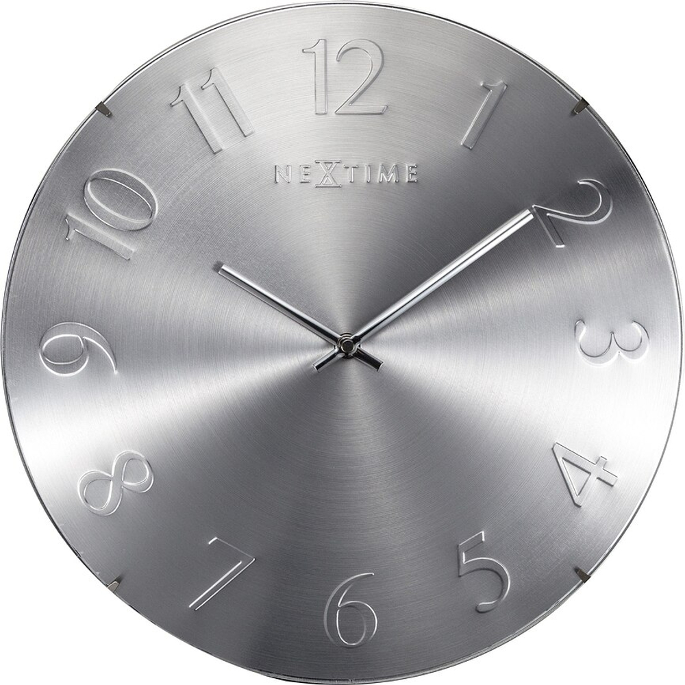 Настенные часы NeXtime Elegant Dome, металл, 35 см