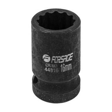 Головка ударная 16мм 12гр. 1/2'' Forsage F-44816