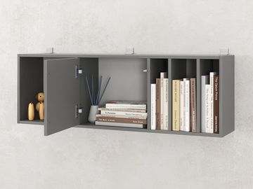 Шкаф навесной ГРАНД-ЛАВОРО-9 /1200*400*253/ белый / дуб бунратти