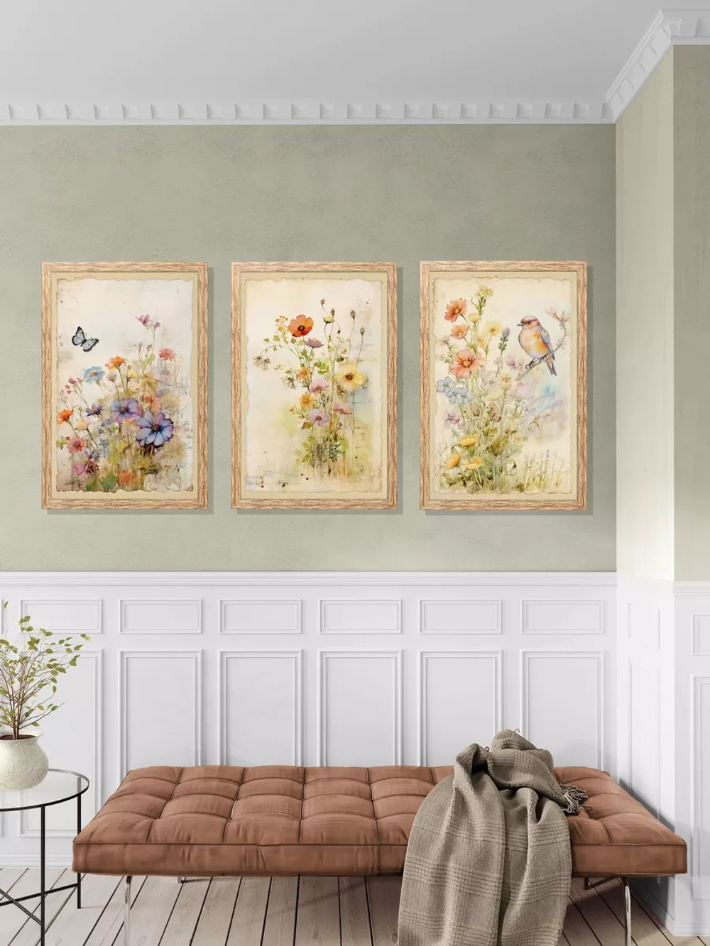 Картина на стену для интерьера на холсте в раме 33*48 см