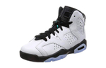 Кроссовки Jordan Air Jordan 6 Retro White Jade Black (Женская размерная сетка)