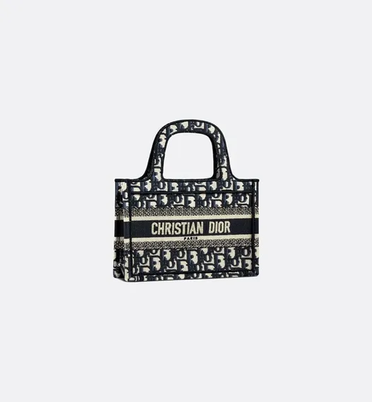 Сумка Dior Book Tote, модель мини-формата синий