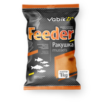 Прикормка Vabik Feeder "Ракушка" (коричневая), 1кг
