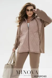 Костюм 2405-бежевый Minova