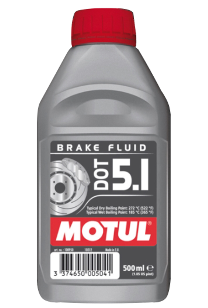 Тормозная жидкость Motul DOT 5.1 BRAKE FLUID 0,5 л