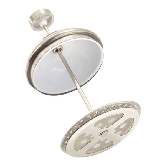 Френч-пресс 1000 мл. с мерной ложкой Ofenbach NB100607 (стекло, нержавеющая сталь)