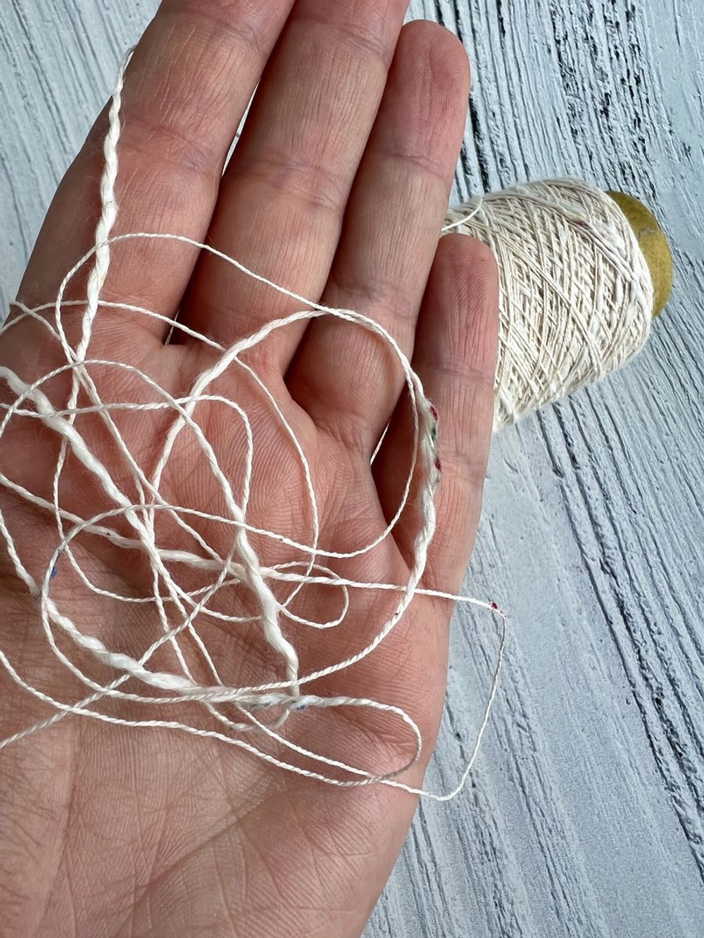 Хлопковая трикотажная пряжа для вязания Fiammato Dots