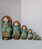 Матрешка "Санкт-Петербург" 7 мест