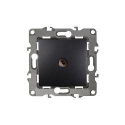 12-3101-05 ЭРА Розетка TV одиночная, IP20, Эра12, антрацит | Эра 12 Антрацит
