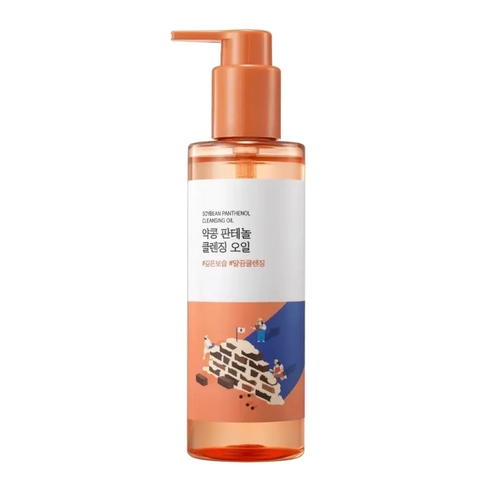 Гидрофильное масло с чёрной соей и пантенолом Round Lab Soybean Panthenol Cleansing Oil, 200мл