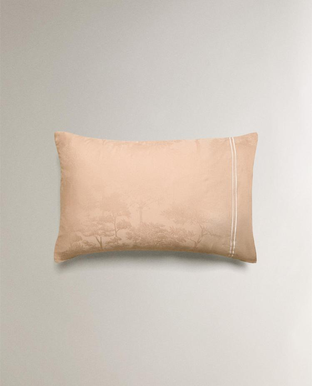 ZARA HOME САТИНОВАЯ НАВОЛОЧКА, РОЗОВЫЙ