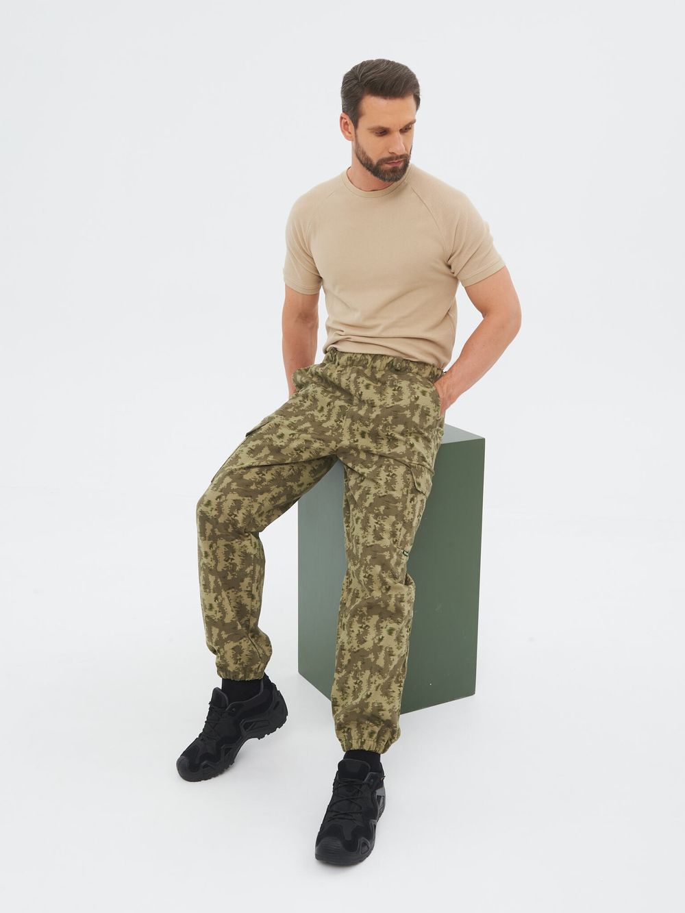 Брюки летние Антигнус ткань Смесовая цвет Ряска