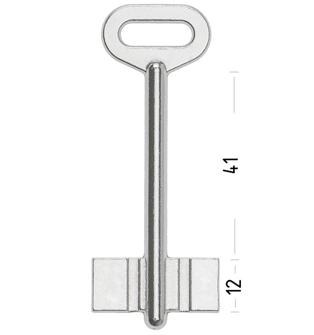 Заготовка сувальдного ключа 12721 MRP1D