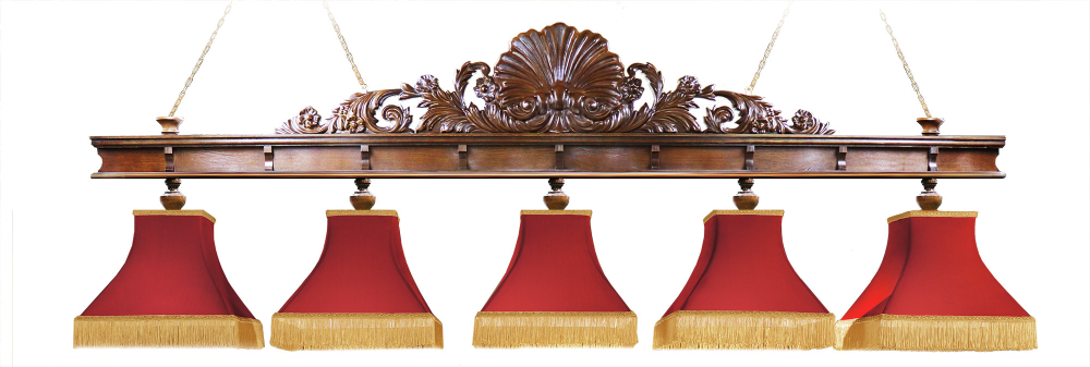 Лампа Морская 5 плафонов - ясень