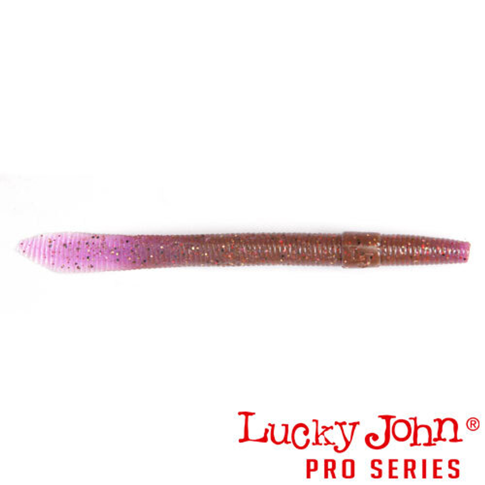 Черви съедобные Lucky John Pro Series WACKY WORM 5.4" (137мм/8шт)