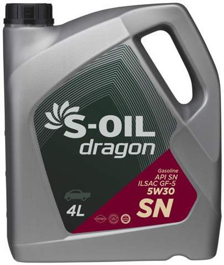 Моторное масло DRAGON SN 5w30 4л полусинтетика