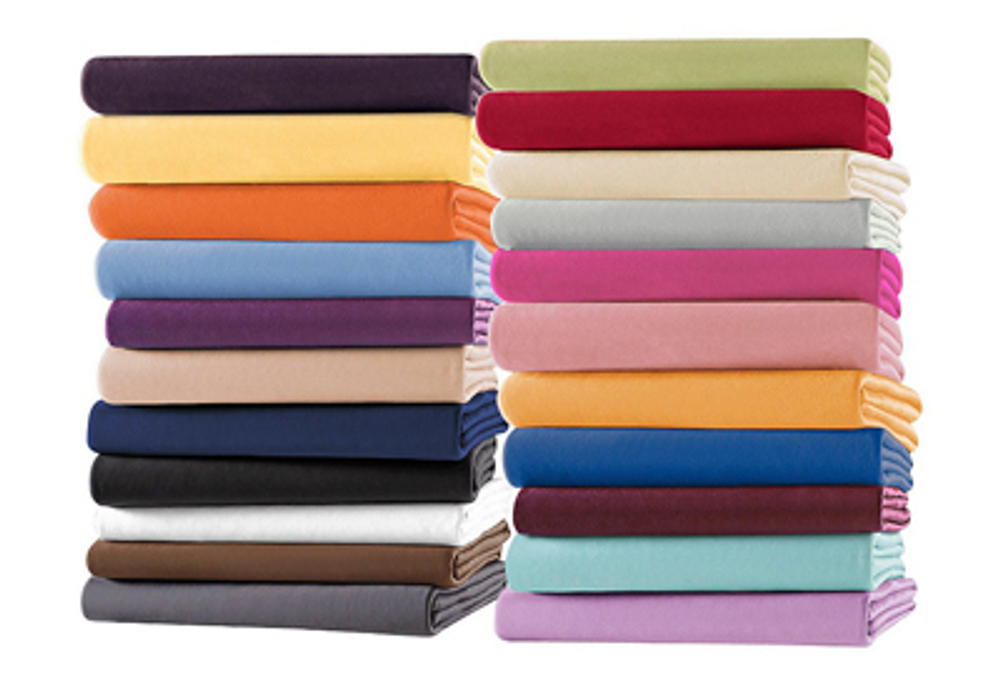 Простыня трикотажная 140-160x200 Elegante 8000 серая