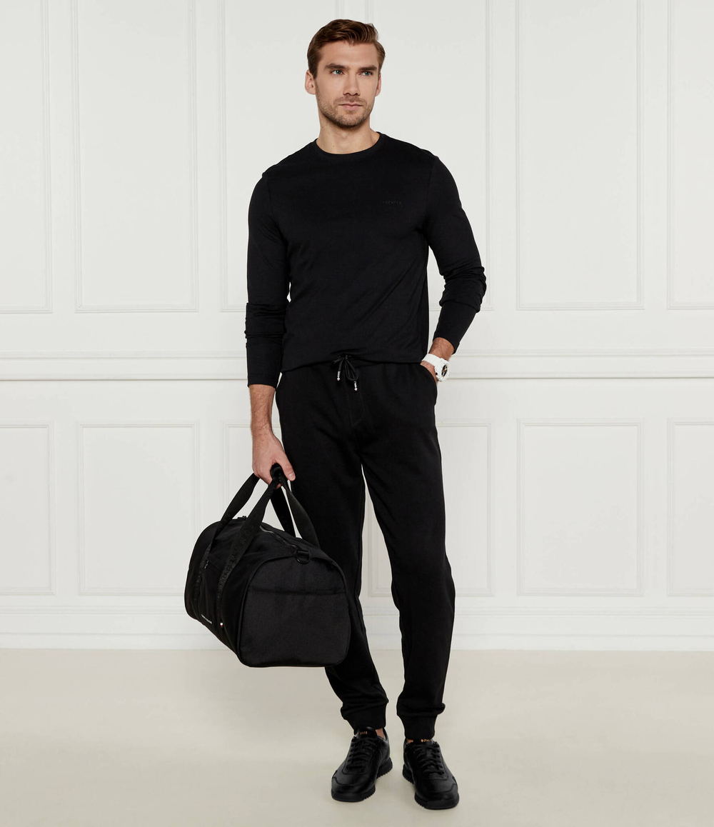 Кожаные кроссовки Zayn_Lowp_lttb BOSS BLACK - черный(50529541)