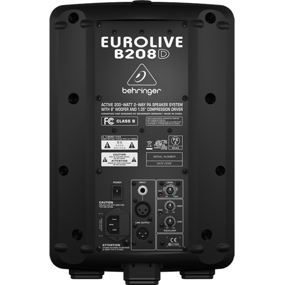 BEHRINGER Eurolive B208D активная АС, 200Вт, динамик 8 дюймов