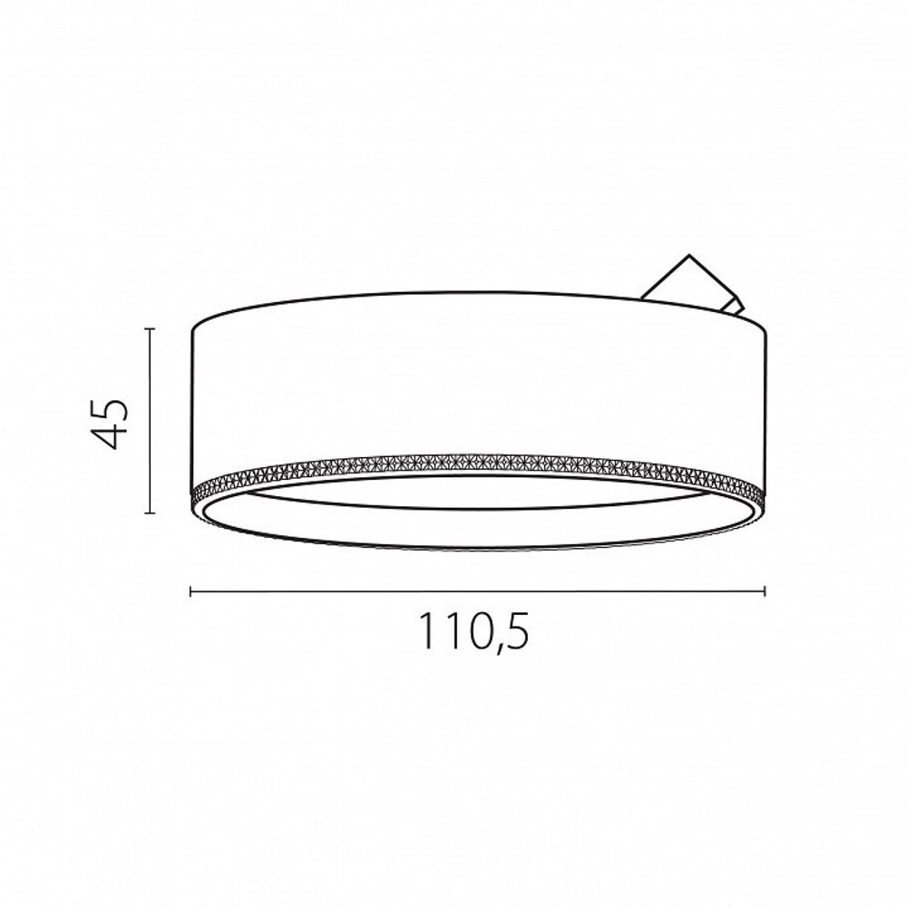 Плафон металлический Lightstar Alta Pro 215647