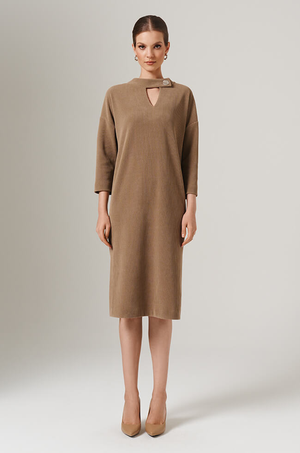 51635 Платье женское (капучино)