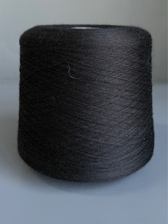 Пряжа Zegna Baruffa SAVILE 2/60 (70% меринос, 30% шелк), 3000м/100гр, черный