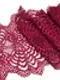 03-74 Кружево эластичное 19 см, бордо