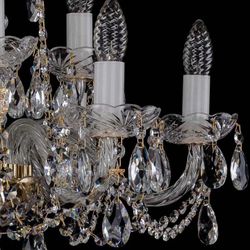 Подвесная люстра Bohemia Ivele Crystal 1402 1402/6_3/195/G