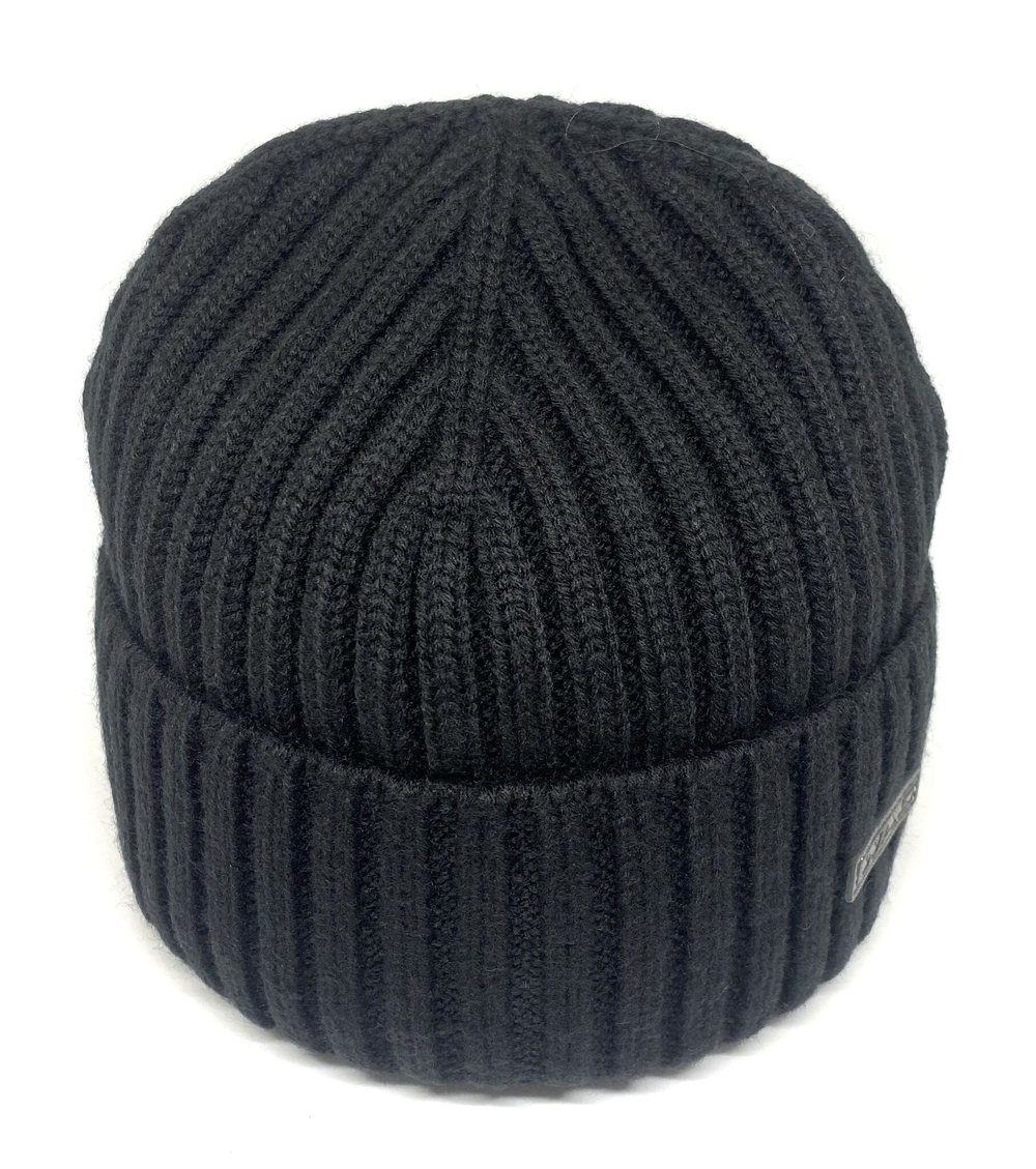 Шапка классическая с отворотом на флисе