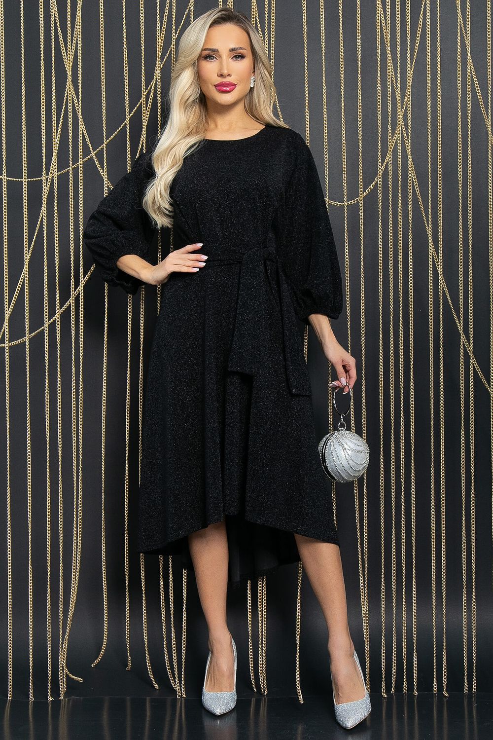 Платье Вечернее настроение (черное) П11744 LT Collection