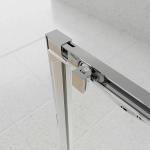Душевой уголок Veconi Evo 100SP CH 110x110 стекло прозрачное/профиль хром