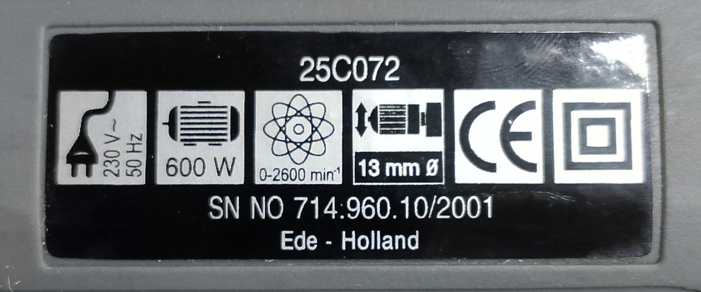 Дрель ударная KINZO 25С072 