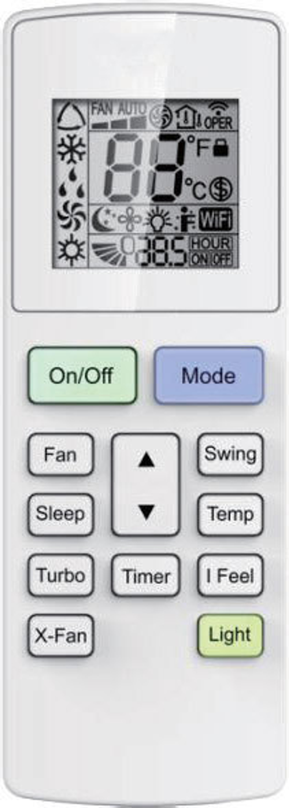 Пульт General Climate серии MARS Inverter
