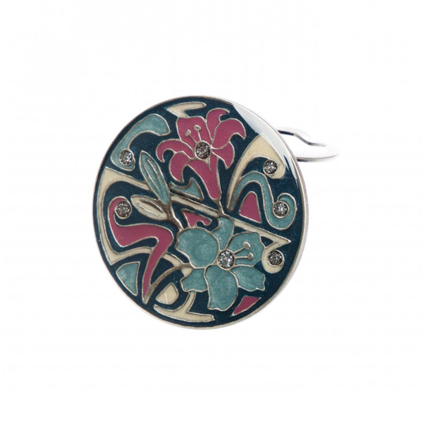 Зажим для платка Clara Bijoux лилия 11-03903.3 G