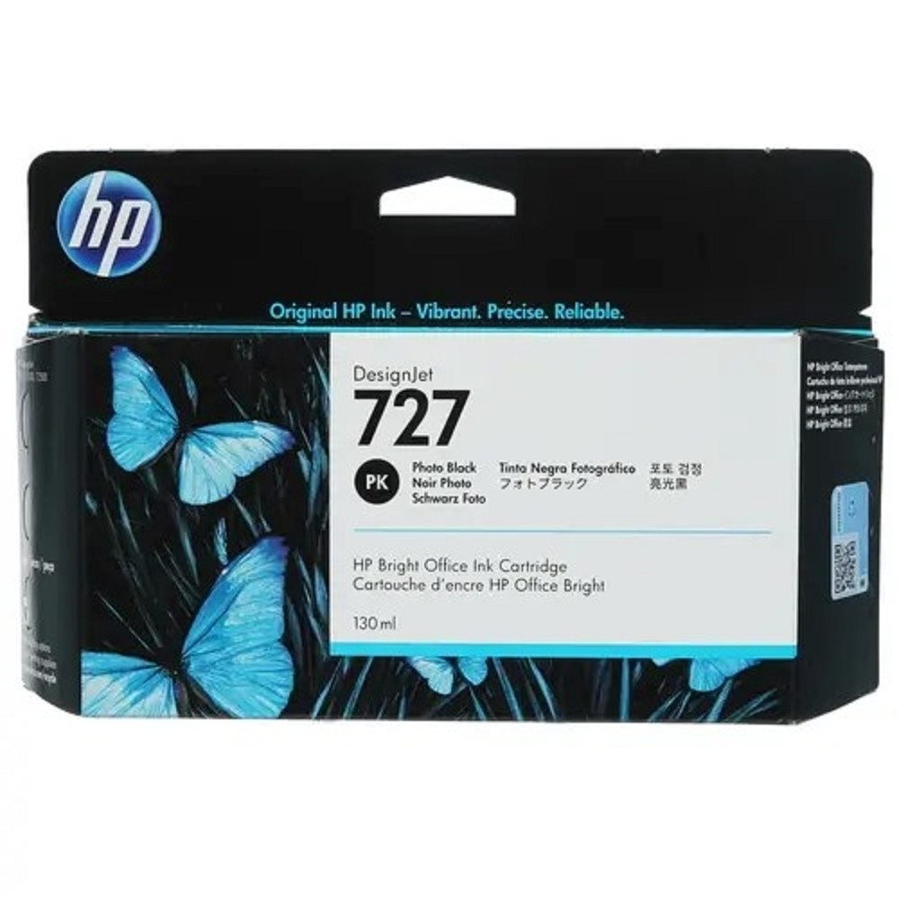 Картридж HP B3P23A Картридж №727, Photo Black (Designjet T920 / T1500, Photo black (130ml))