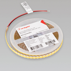 Светодиодная лента COB-X528-8mm 12V White6000 (11 W/m, IP20, CSP, 5m) (Arlight, -) 041792